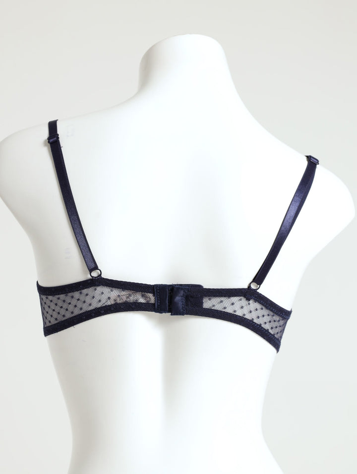 2 Pack Lace Plunge Bra - Navy/Pink