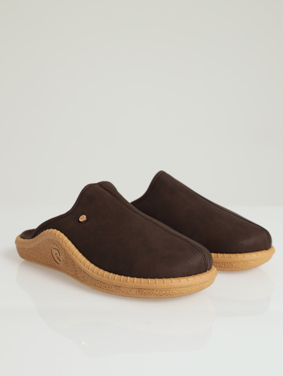 Open Back Mule - Brown