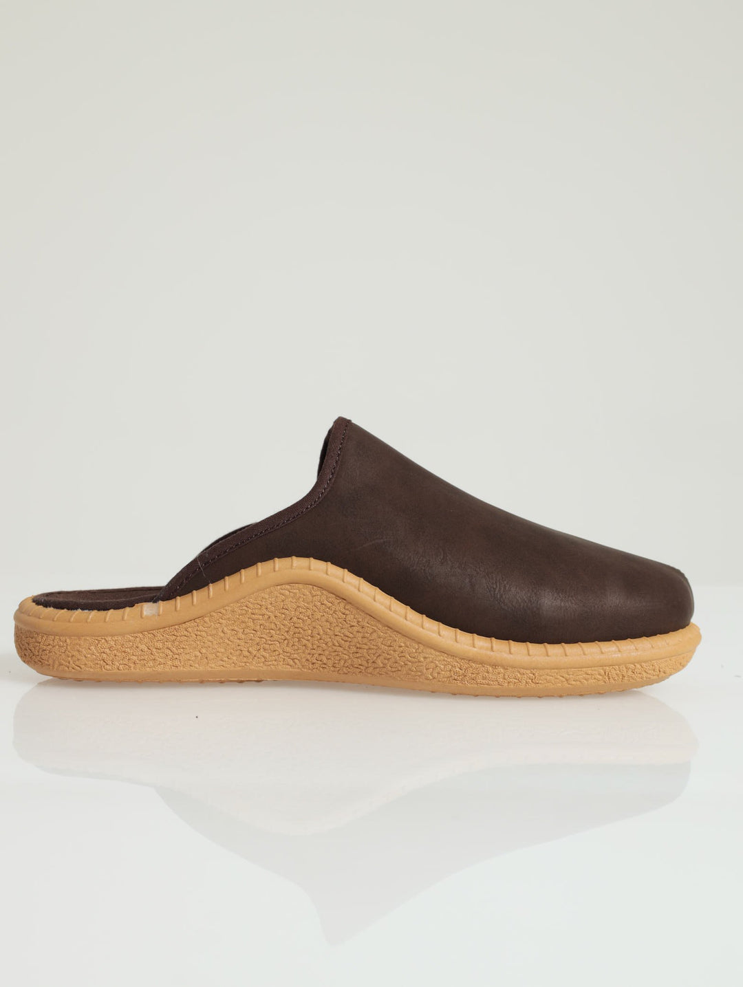 Open Back Mule - Brown