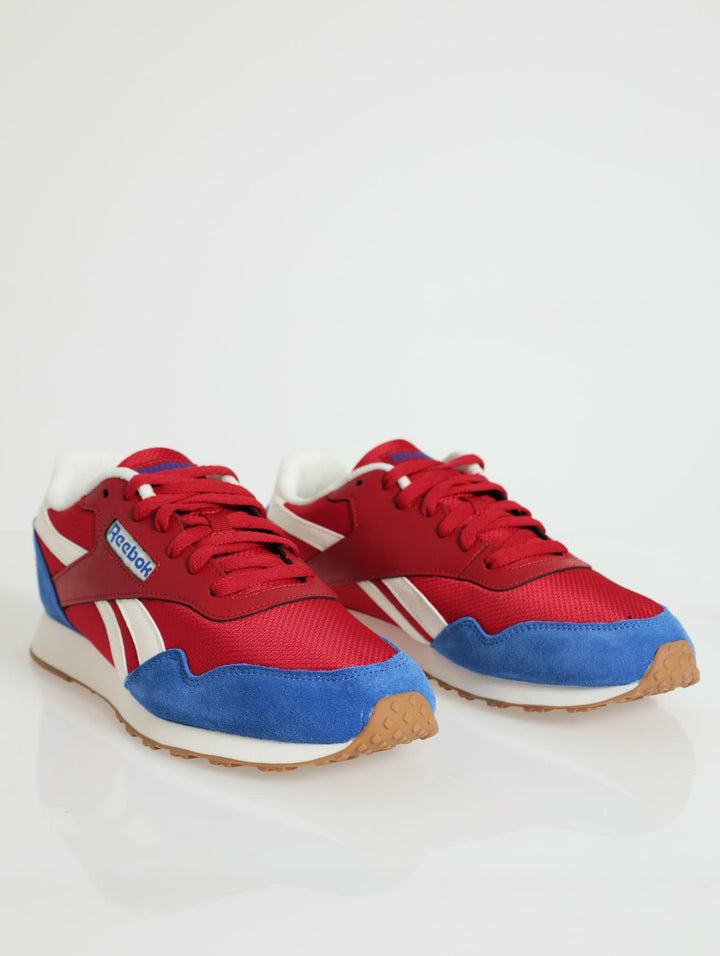 Royal Ultra Colourblock Closed Toe Lace Up Sneaker - Red