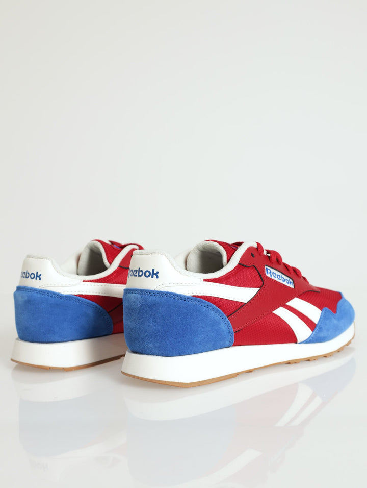 Royal Ultra Colourblock Closed Toe Lace Up Sneaker - Red