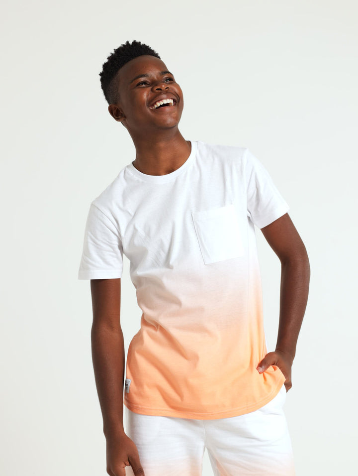 Boys  Ombre Fashion Tee - Orange