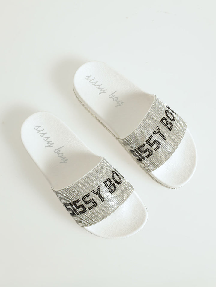 Bling Slide - White