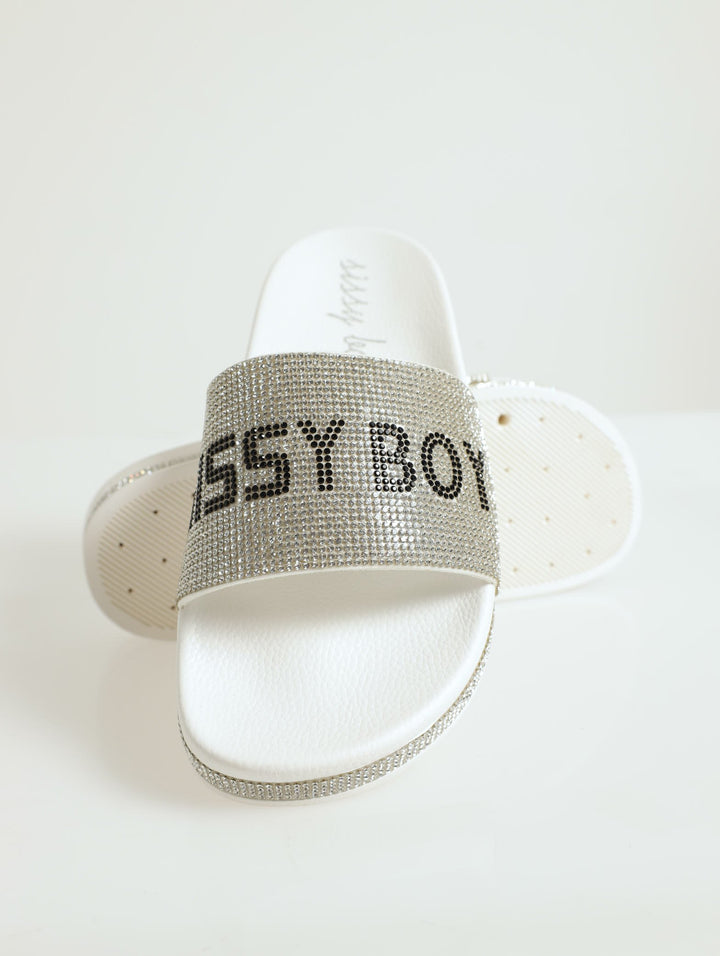 Bling Slide - White