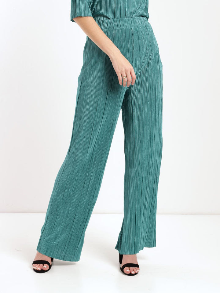 Ladies Bodre Wideleg Pant - Teal