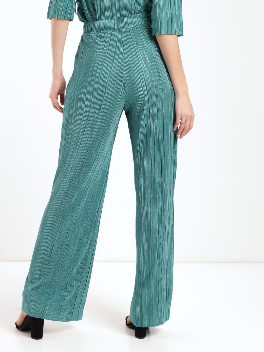 Ladies Bodre Wideleg Pant - Teal