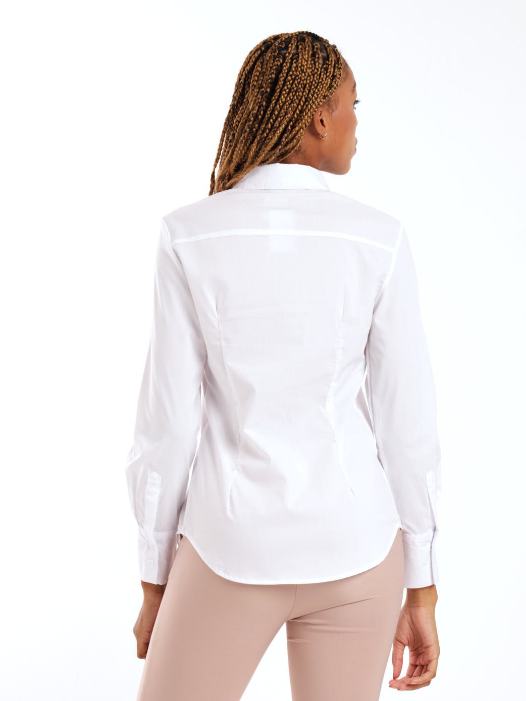 Ladies Classic Formal Shirt - White