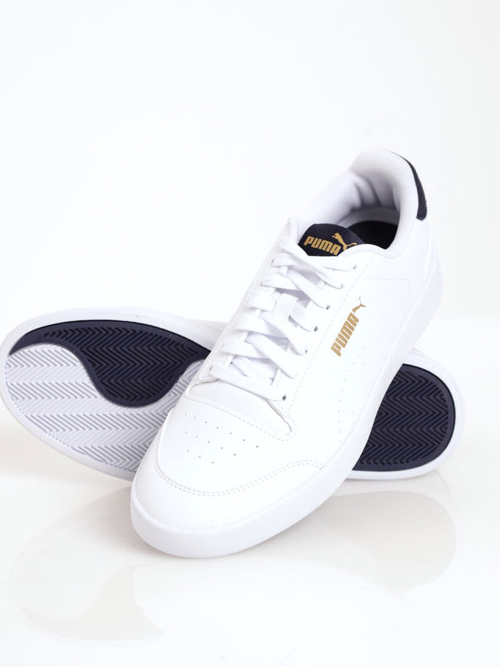 Men's Shuffle Perforated Sneaker - White/Blue