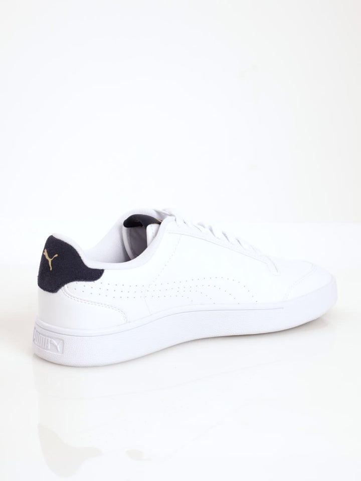 Men's Shuffle Perforated Sneaker - White/Blue