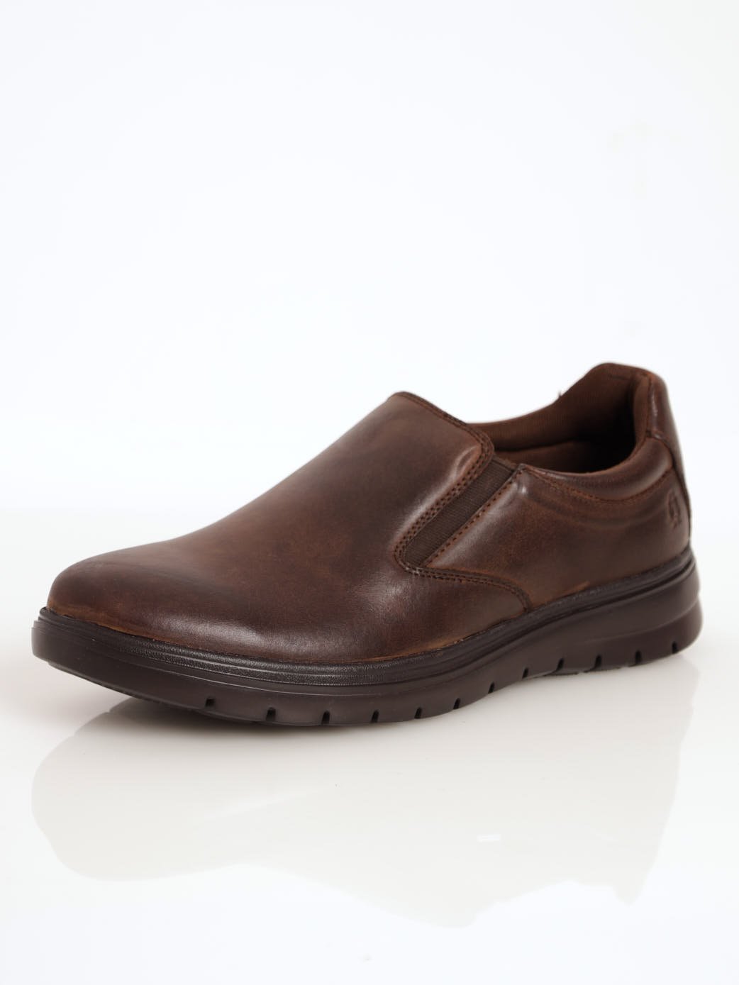 Men's Waxy Nubuck Slip-On Shoe - Brown