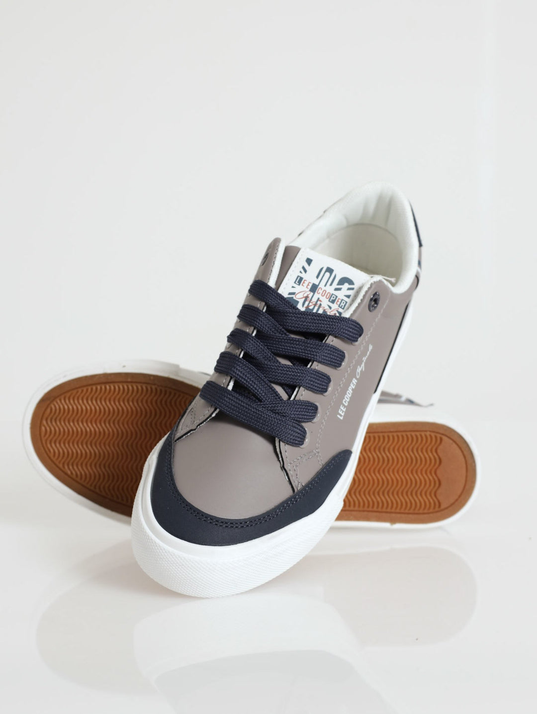 Jimmy Low Cut Lace Up Sneaker - Grey