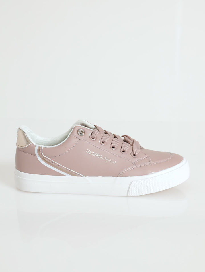 Jimmy Low Cut Lace Up Sneaker - Taupe