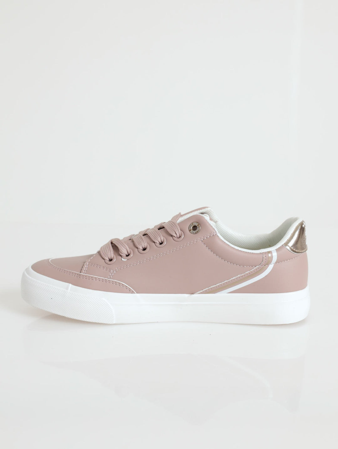 Jimmy Low Cut Lace Up Sneaker - Taupe