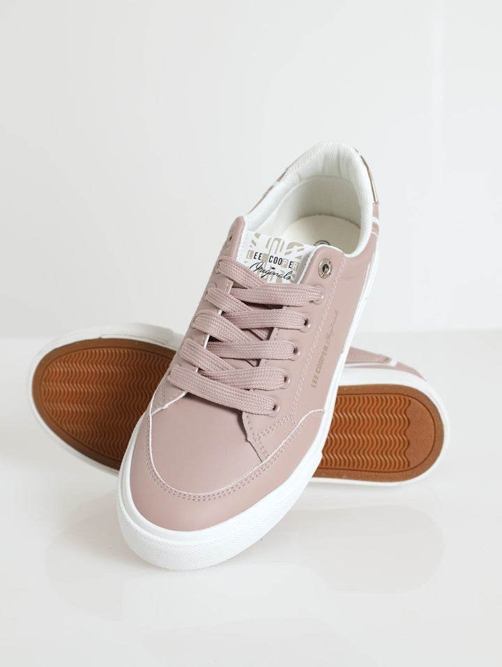 Jimmy Low Cut Lace Up Sneaker - Taupe