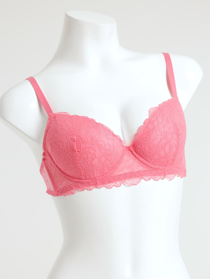 2 Pack Lace Balconette Bra