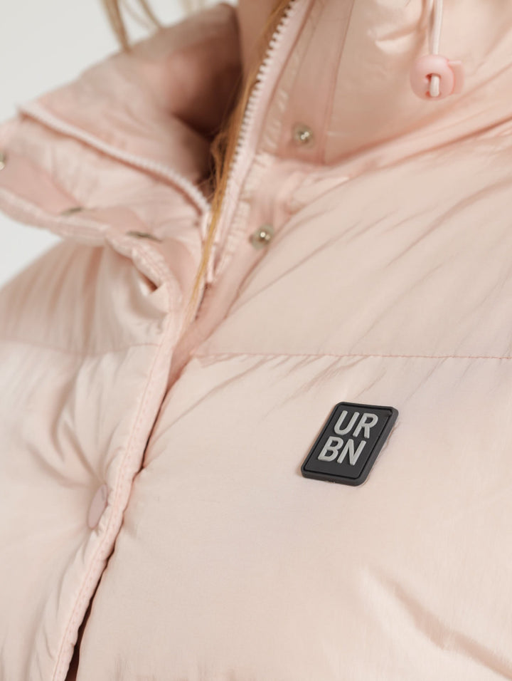 Core Puffer Jacket - Peach
