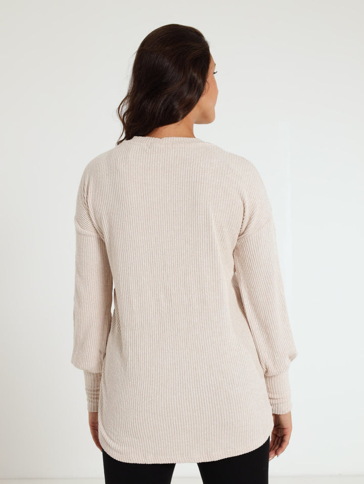 Hilo Slouchy Sweater - Oatmeal