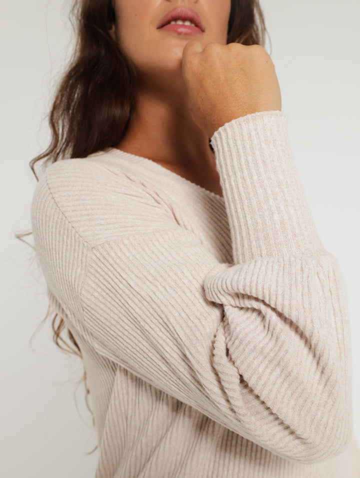 Hilo Slouchy Sweater - Oatmeal