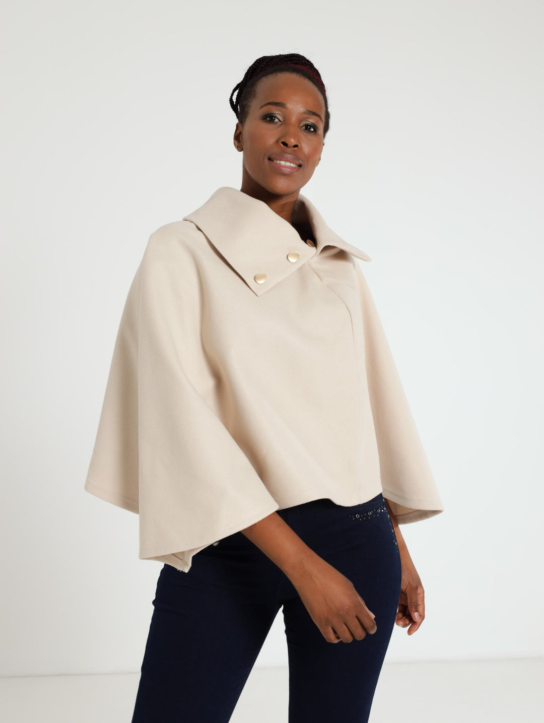 Cape Jacket - Oatmeal