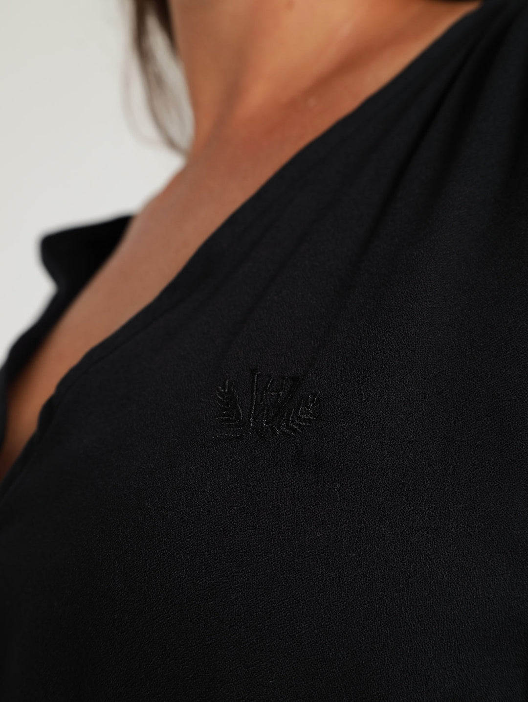 Maxi Dress With Pockets - Black