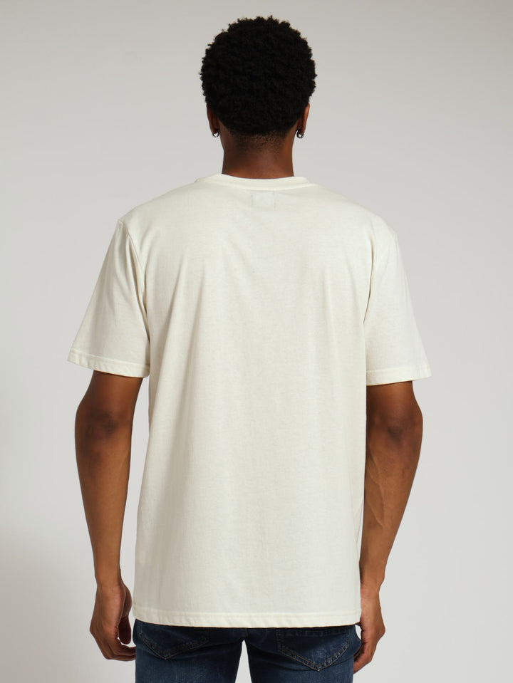Ecru Dragon Face Tee - Off White