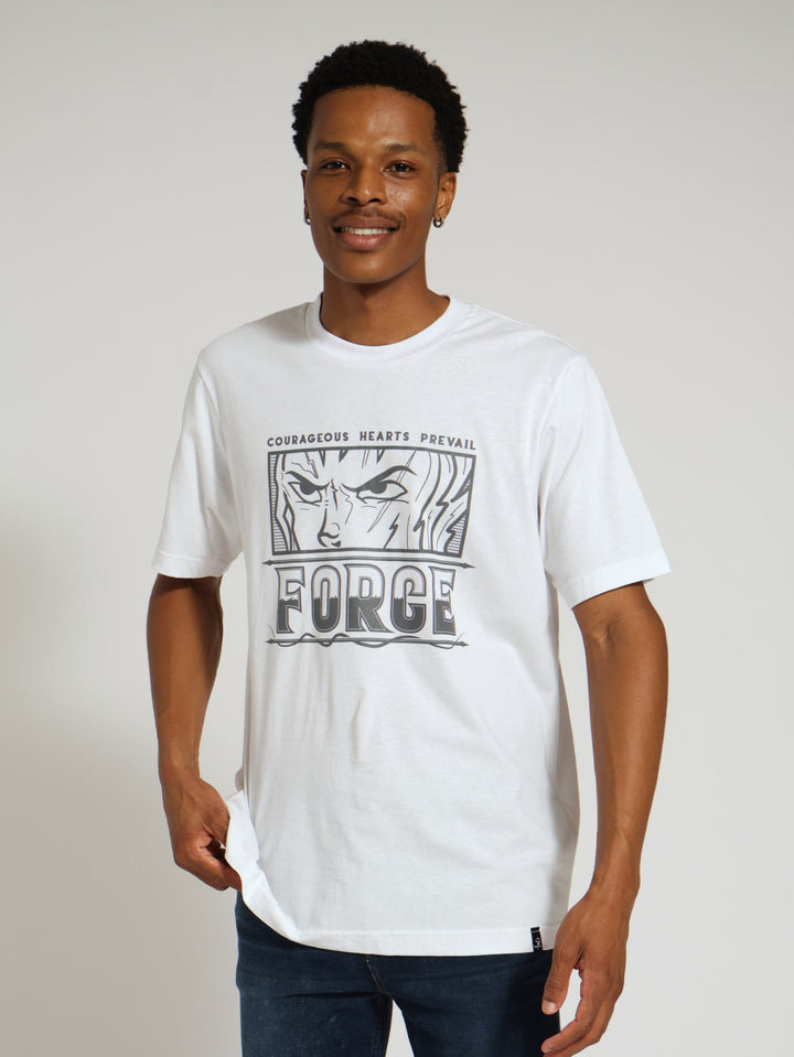 Anime Close Up Tee - White