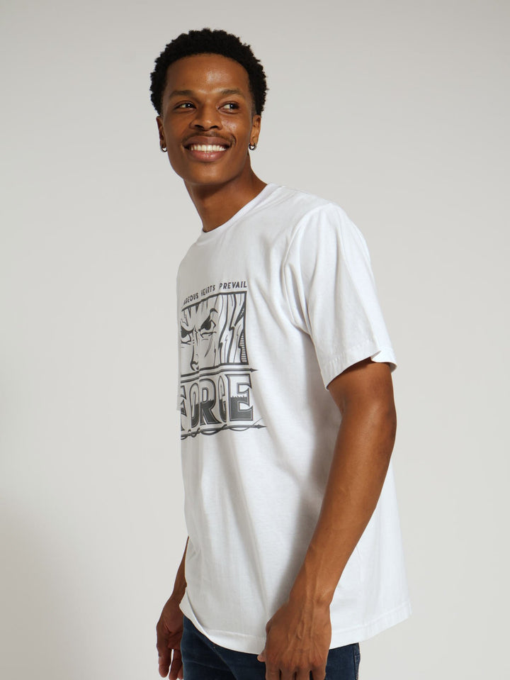 Anime Close Up Tee - White
