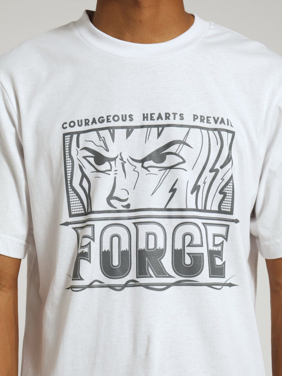 Anime Close Up Tee - White