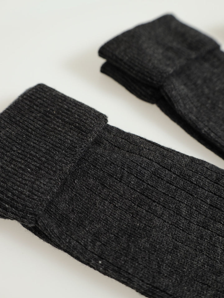 3 Pack Unisex Knee High Socks - Grey