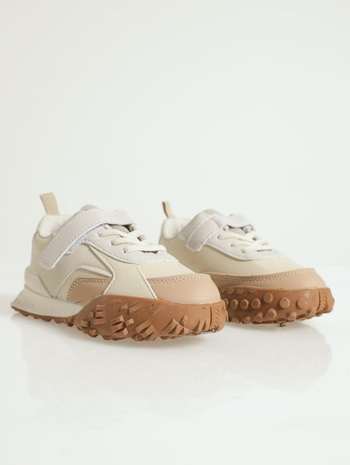Pre-Girls Retro Sneaker - Nude