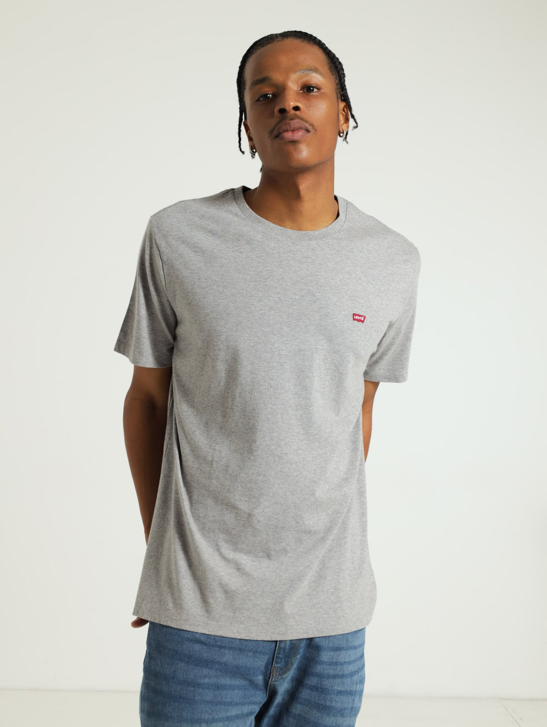 Original Heather Tee  - Grey Melange