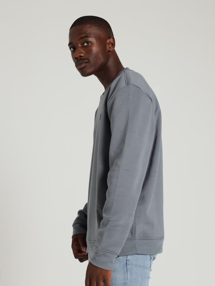 Mens Plain Crew Sweatshirt