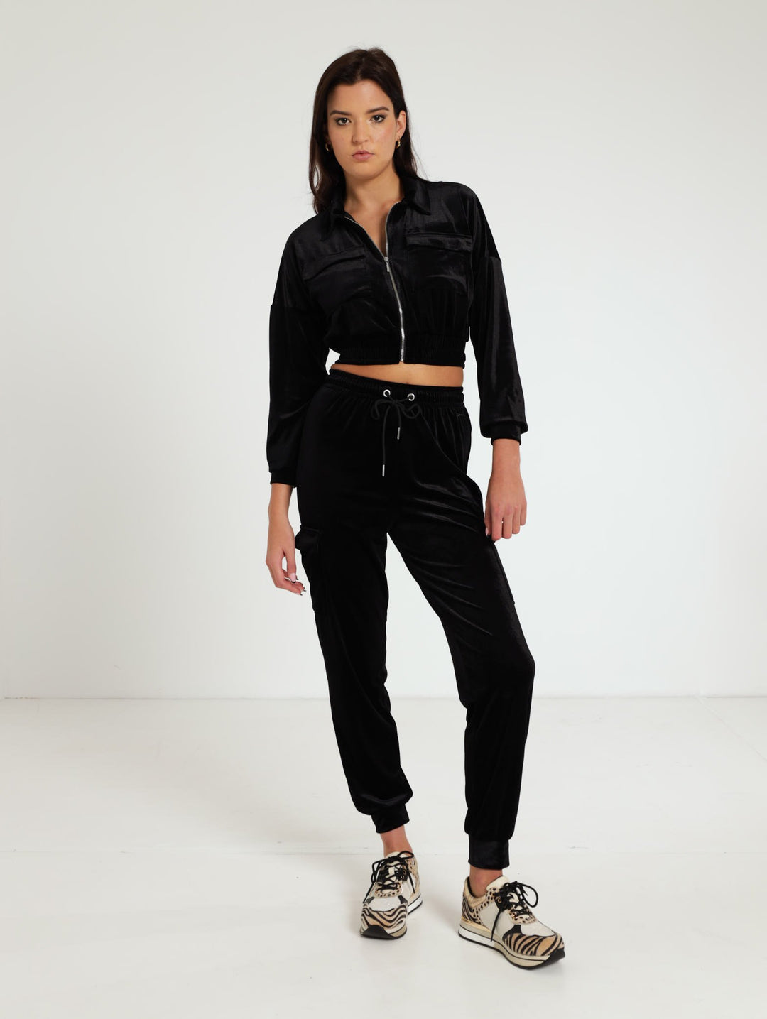 Velvet Jogger - Black