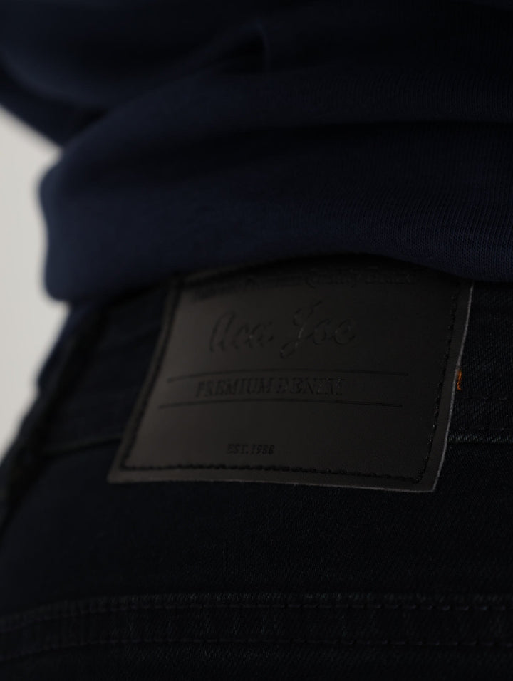 Skinny Stretch Denim Jeans - Dark Blue