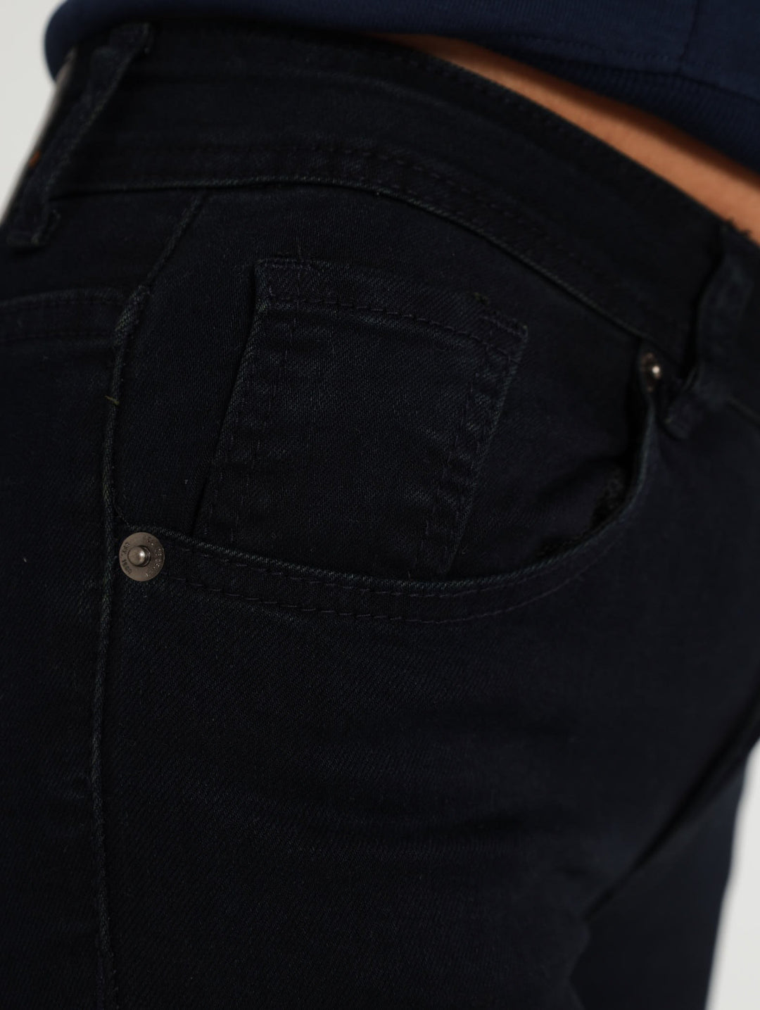 Skinny Stretch Denim Jeans - Dark Blue