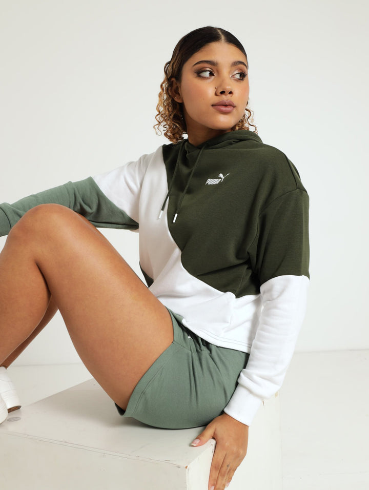 Puma Power Cat Hoody - Forest Green
