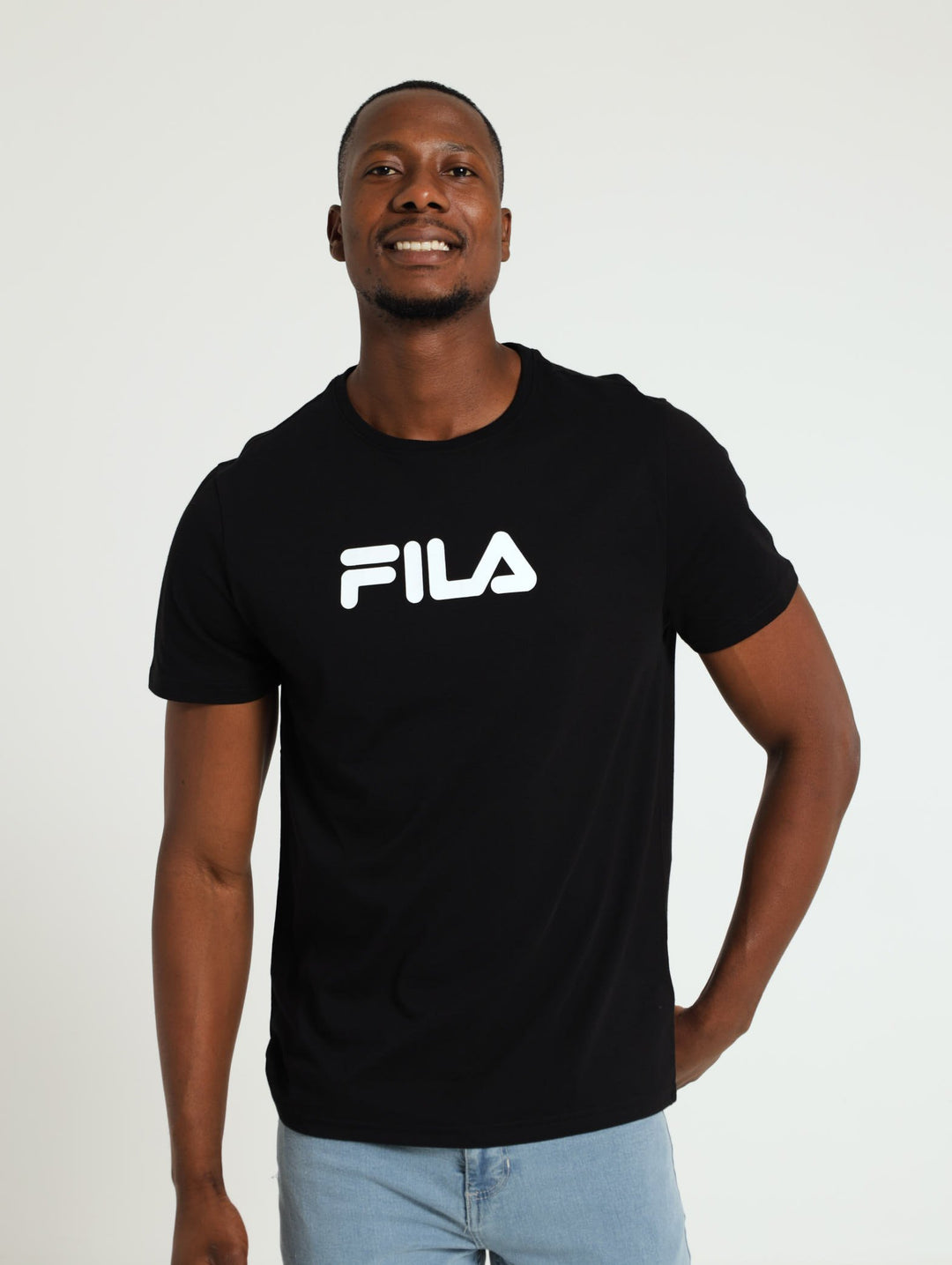Mono Deckle Tee - Black