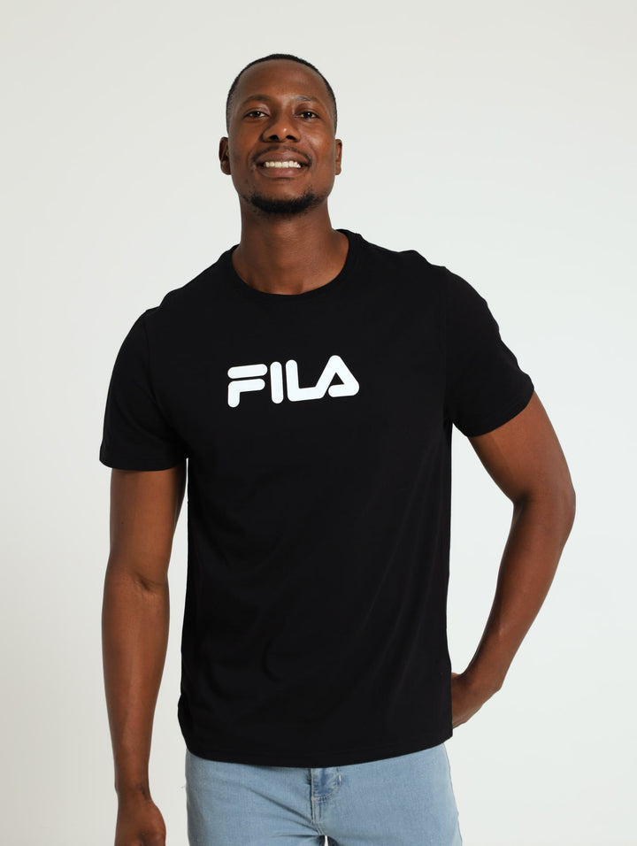 Mono Deckle Tee - Black
