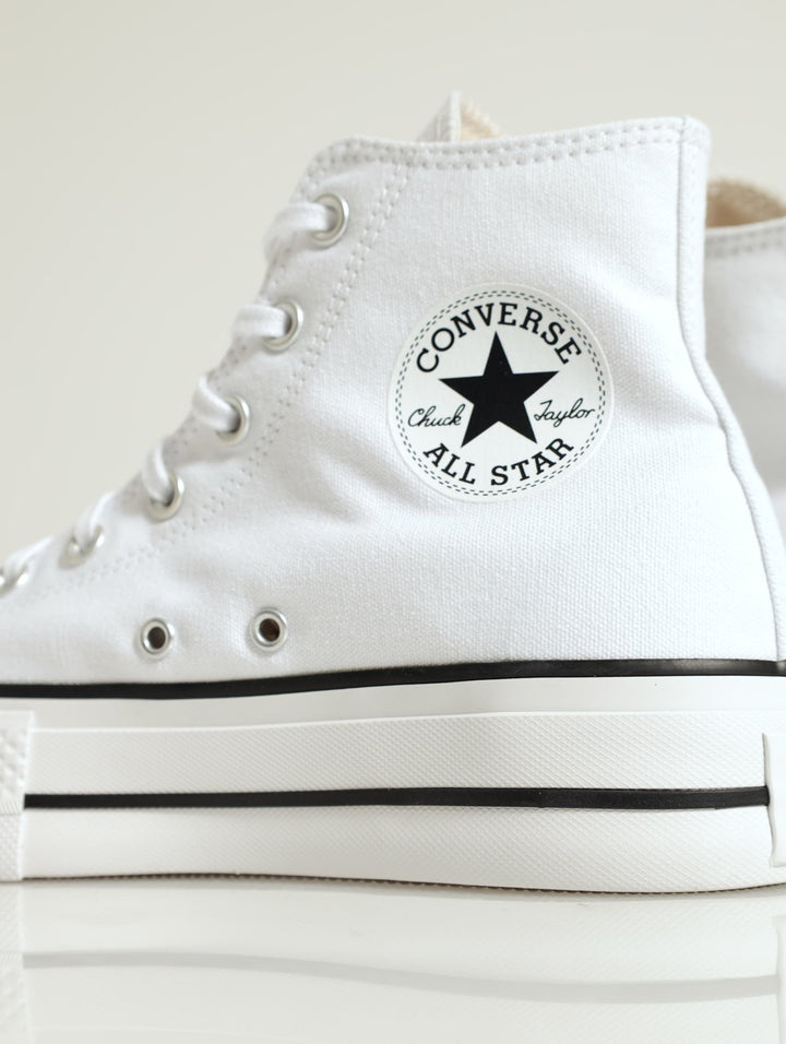 Chuck Taylor All Star Platform Canvas Sneaker - White