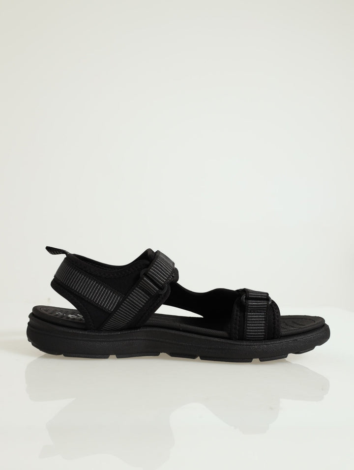 Strappy Sport Sandal - Black
