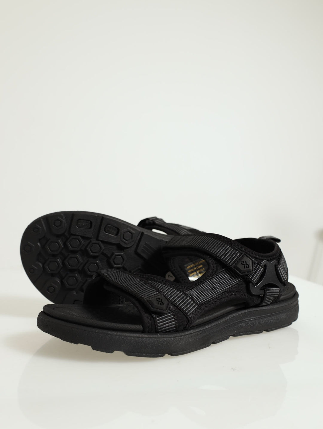 Strappy Sport Sandal - Black