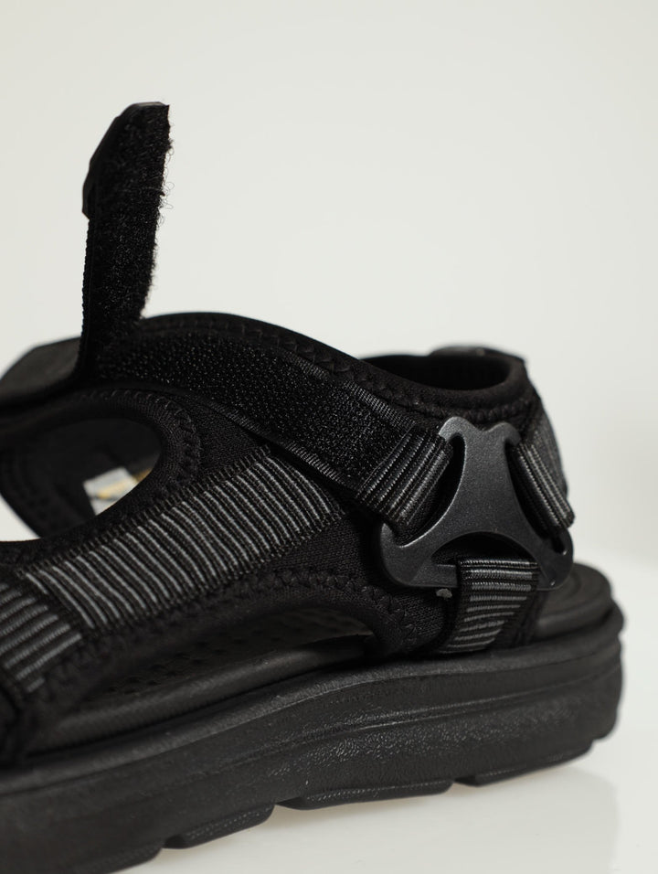 Strappy Sport Sandal - Black