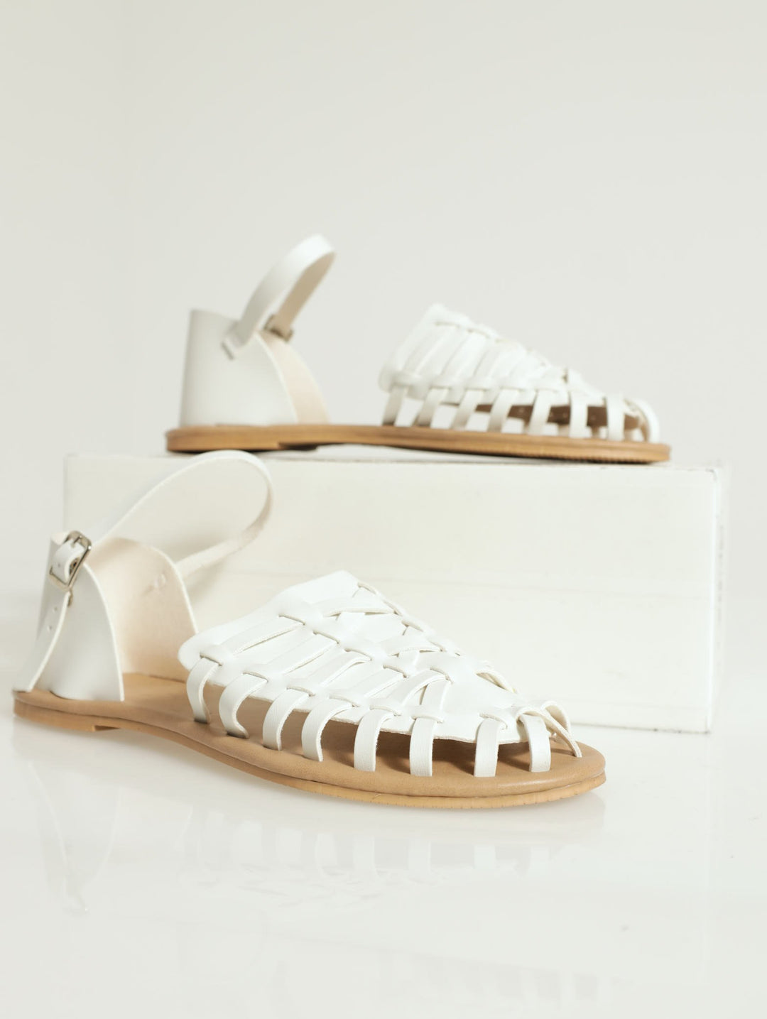 Girls Huarache Shoe - White