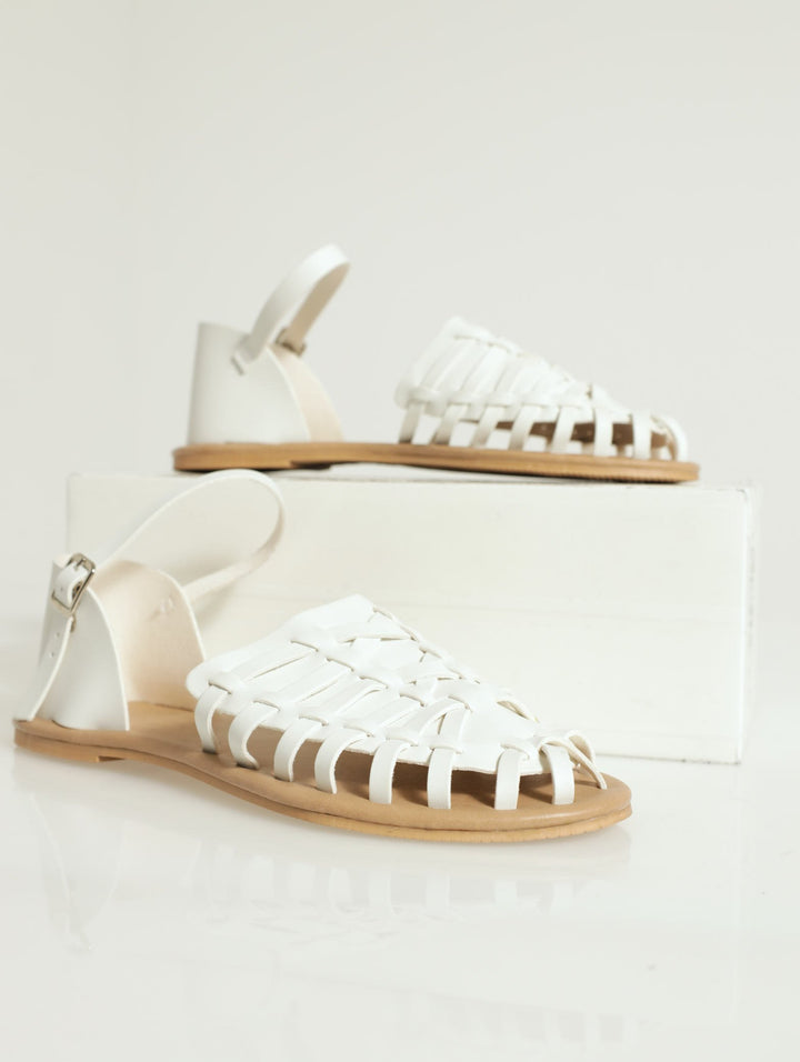 Girls Huarache Shoe - White