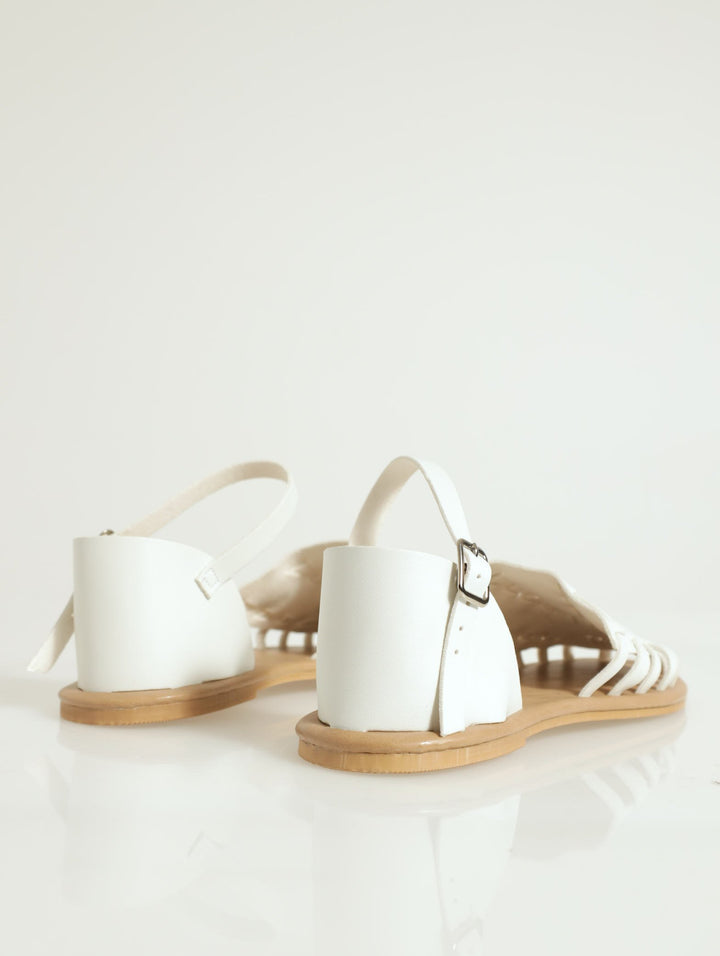 Girls Huarache Shoe - White