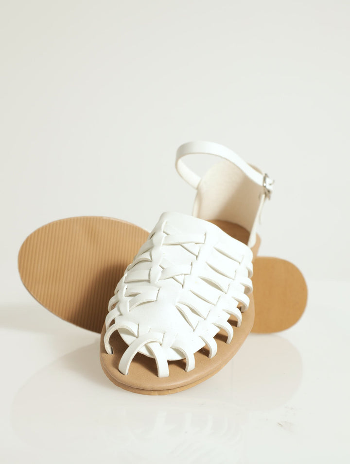 Girls Huarache Shoe - White