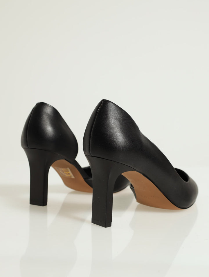 Ninaa Pointed Toe Stiletto Heel - Black