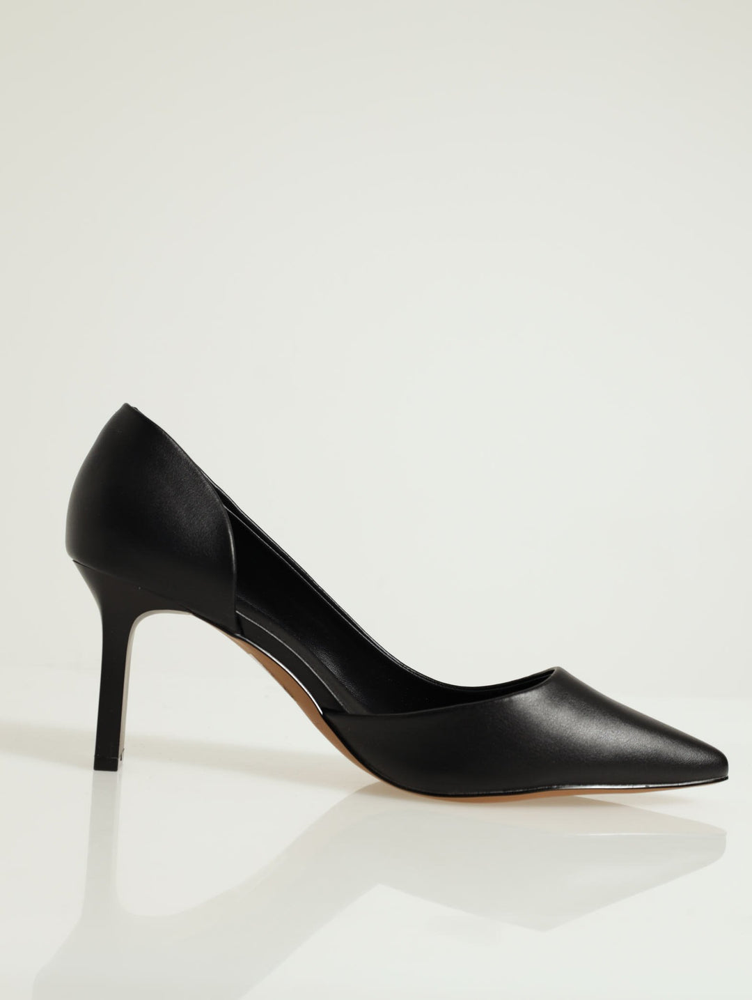 Ninaa Pointed Toe Stiletto Heel - Black