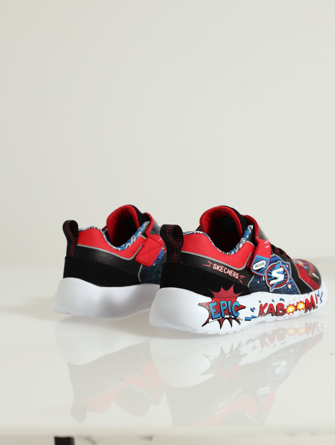 Pre-Boys Dynamite Defender Sneaker - Black/Red