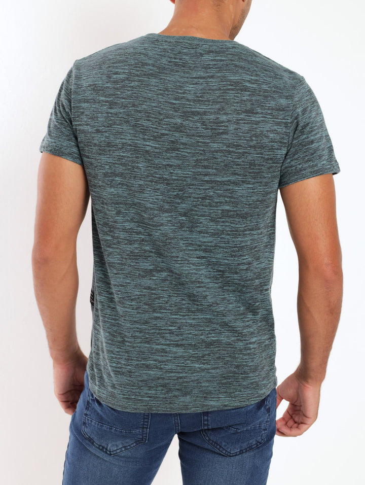 Men's Short Sleeve Basic Crew Logo Tee - Sage